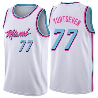 Youth Omer Yurtseven Miami Heat White Swingman Jersey - City Edition