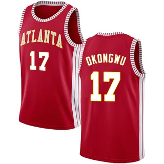Youth Onyeka Okongwu Atlanta Hawks Red Swingman Jersey - Statement Edition