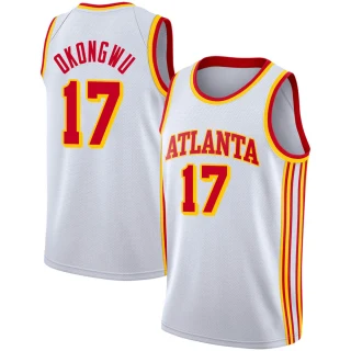 Youth Onyeka Okongwu Atlanta Hawks White Swingman 2020/21 Jersey - Association Edition