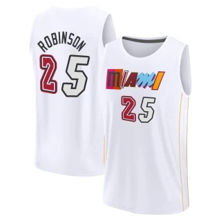 Youth Orlando Robinson Miami Heat White Fast Break 2022/23 City Edition Jersey