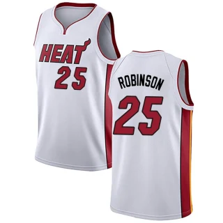 Youth Orlando Robinson Miami Heat White Swingman Jersey - Association Edition