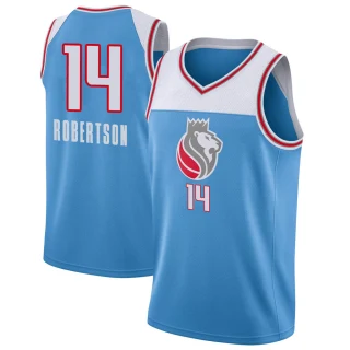 Youth Oscar Robertson Sacramento Kings Blue Swingman Jersey - City Edition