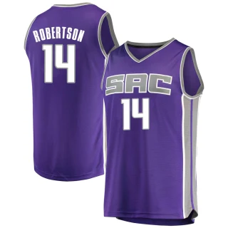 Youth Oscar Robertson Sacramento Kings Purple Fast Break Jersey - Icon Edition