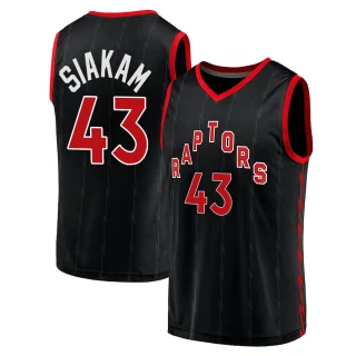 Youth Pascal Siakam Toronto Raptors Black Fast Break 2020/21 Jersey - Statement Edition