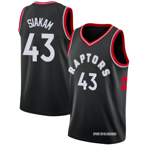 Youth Pascal Siakam Toronto Raptors Black Swingman Jersey - Statement Edition
