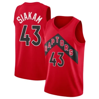 Youth Pascal Siakam Toronto Raptors Red Swingman 2020/21 Jersey - Icon Edition