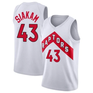 Youth Pascal Siakam Toronto Raptors White Swingman 2020/21 Jersey - Association Edition