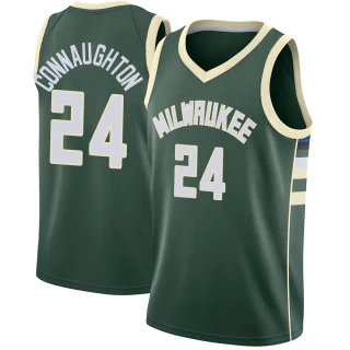Youth Pat Connaughton Milwaukee Bucks Green Swingman Jersey - Icon Edition