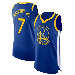 Youth Patrick Baldwin Jr. Golden State Warriors Blue Authentic 2020/21 Jersey - Icon Edition
