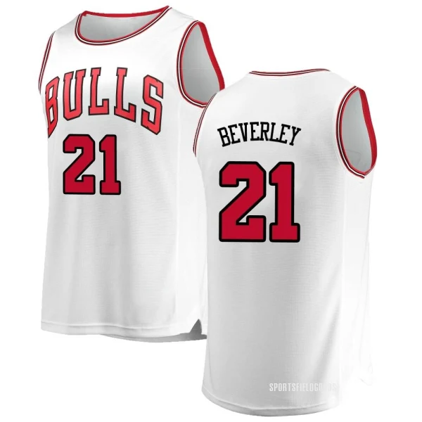 Youth Patrick Beverley Chicago Bulls White Fast Break Jersey - Association Edition