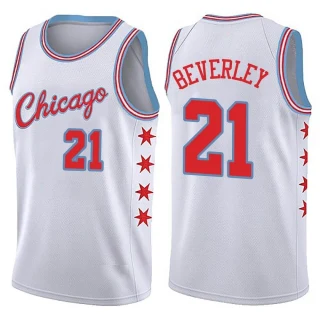 Youth Patrick Beverley Chicago Bulls White Swingman Jersey - City Edition
