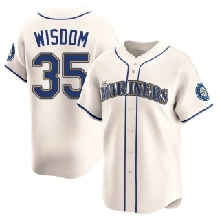Youth Patrick Wisdom Seattle Mariners Cream Limited Alternate Jersey