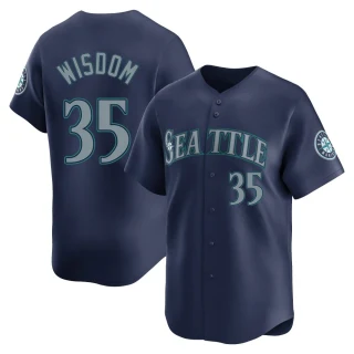 Youth Patrick Wisdom Seattle Mariners Navy Limited Road Jersey