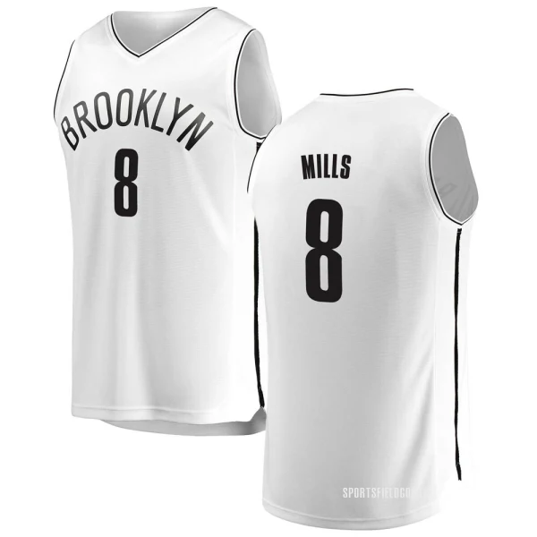Youth Patty Mills Brooklyn Nets White Fast Break Jersey - Association Edition