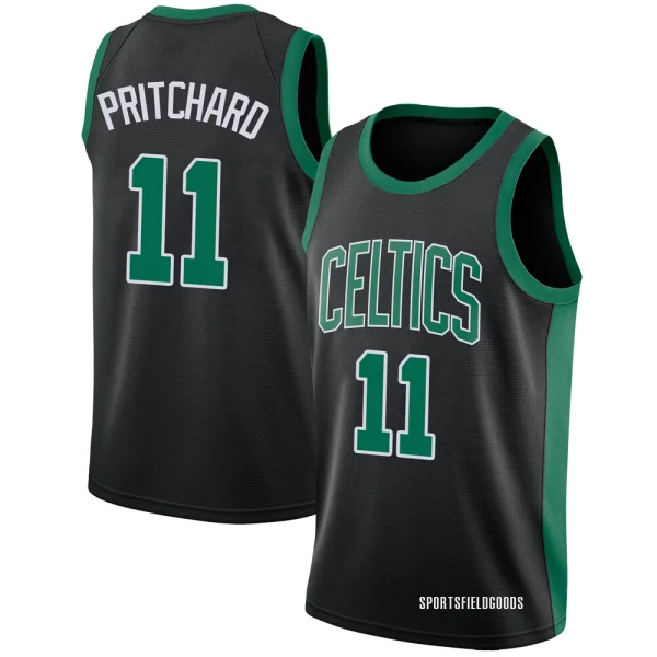 Youth Payton Pritchard Boston Celtics Black Swingman Jersey - Statement Edition