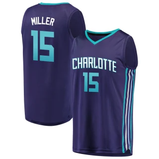 Youth Percy Miller Charlotte Hornets Purple Fast Break Fanatics Brand Jersey - Statement Edition