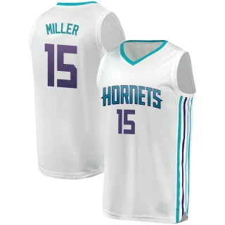 Youth Percy Miller Charlotte Hornets White Fast Break Fanatics Brand Jersey - Association Edition