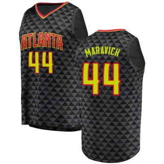 Youth Pete Maravich Atlanta Hawks Black Fast Break Jersey - Icon Edition
