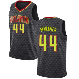 Youth Pete Maravich Atlanta Hawks Black Swingman Jersey - Icon Edition