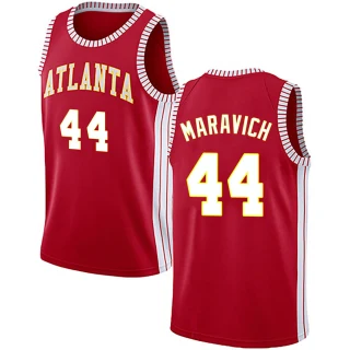 Youth Pete Maravich Atlanta Hawks Red Swingman Jersey - Statement Edition