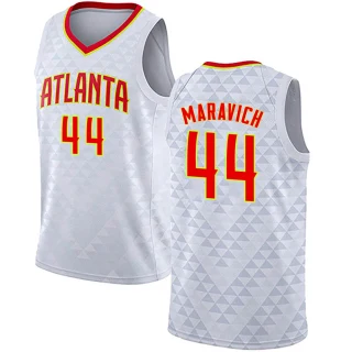 Youth Pete Maravich Atlanta Hawks White Swingman Jersey - Association Edition
