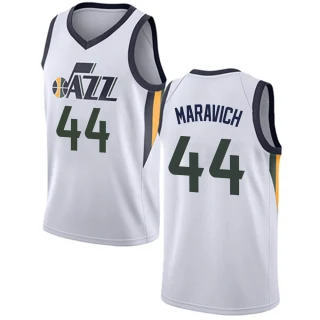 Youth Pete Maravich Utah Jazz White Swingman Jersey - Association Edition