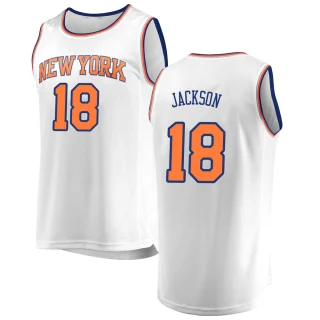 Youth Phil Jackson New York Knicks White Fast Break Jersey - Association Edition