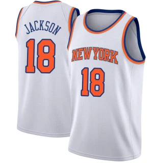 Youth Phil Jackson New York Knicks White Swingman Jersey - Association Edition