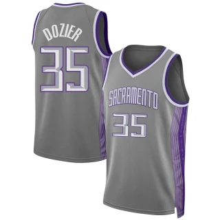 Youth PJ Dozier Sacramento Kings Anthracite Swingman 2022/23 City Edition Jersey