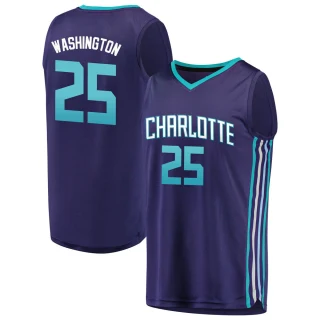 Youth P.J. Washington Charlotte Hornets Purple Fast Break Fanatics Brand Jersey - Statement Edition