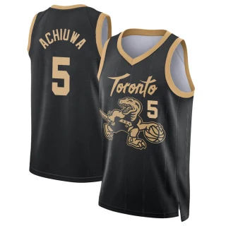 Youth Precious Achiuwa Toronto Raptors Black Swingman 2021/22 City Edition Jersey