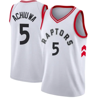 Youth Precious Achiuwa Toronto Raptors White Swingman Jersey - Association Edition