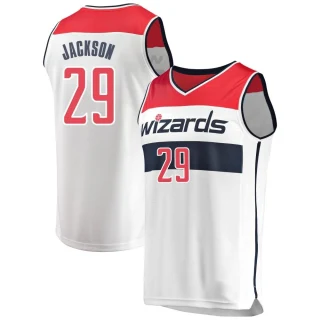 Youth Quenton Jackson Washington Wizards White Fast Break Jersey - Association Edition
