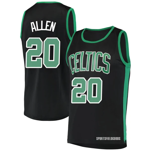Youth Ray Allen Boston Celtics Black Fast Break Jersey - Statement Edition