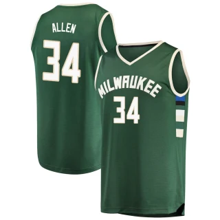 Youth Ray Allen Milwaukee Bucks Green Fast Break Jersey - Icon Edition