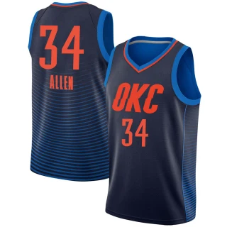 Youth Ray Allen Oklahoma City Thunder Navy Swingman Jersey - Statement Edition