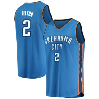 Youth Raymond Felton Oklahoma City Thunder Blue Fast Break Replica Jersey - Icon Edition