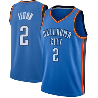 Youth Raymond Felton Oklahoma City Thunder Blue Swingman Jersey - Icon Edition