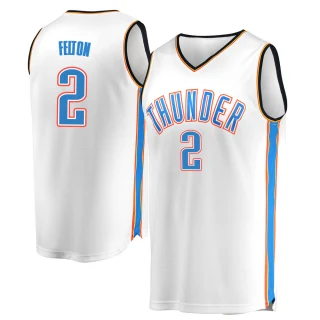Youth Raymond Felton Oklahoma City Thunder White Fast Break Replica Jersey - Association Edition
