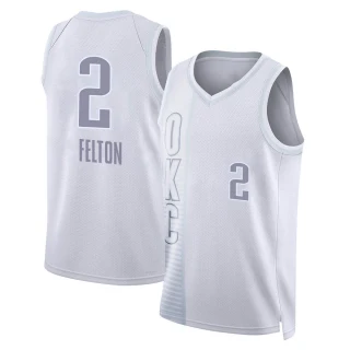 Youth Raymond Felton Oklahoma City Thunder White Swingman 2021/22 City Edition Jersey