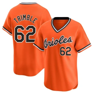 Youth Reed Trimble Baltimore Orioles Orange Limited Cooperstown Collection Jersey