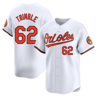 Youth Reed Trimble Baltimore Orioles White Limited Home Jersey