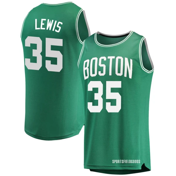 Youth Reggie Lewis Boston Celtics Green Fast Break Jersey - Icon Edition