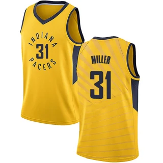 Youth Reggie Miller Indiana Pacers Gold Swingman Jersey - Statement Edition