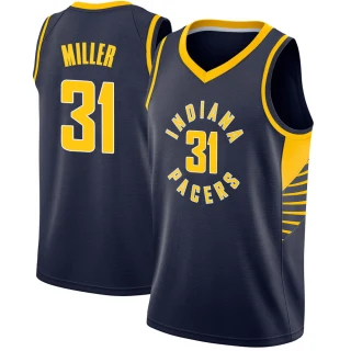 Youth Reggie Miller Indiana Pacers Navy Swingman Jersey - Icon Edition