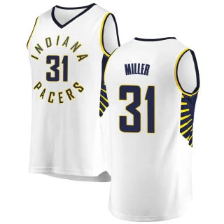 Youth Reggie Miller Indiana Pacers White Fast Break Jersey - Association Edition