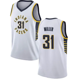 Youth Reggie Miller Indiana Pacers White Swingman Jersey - Association Edition