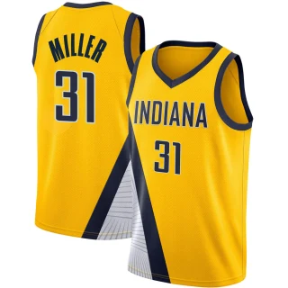 Youth Reggie Miller Indiana Pacers Yellow Swingman 2019/20 Jersey - Statement Edition