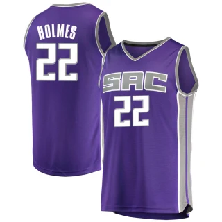 Youth Richaun Holmes Sacramento Kings Purple Fast Break Jersey - Icon Edition