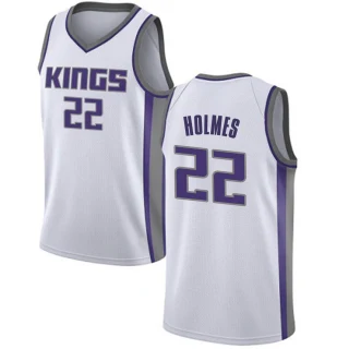 Youth Richaun Holmes Sacramento Kings White Swingman Jersey - Association Edition